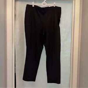 Rafaella Black High Rise Slim Dress Pants 1X NWT